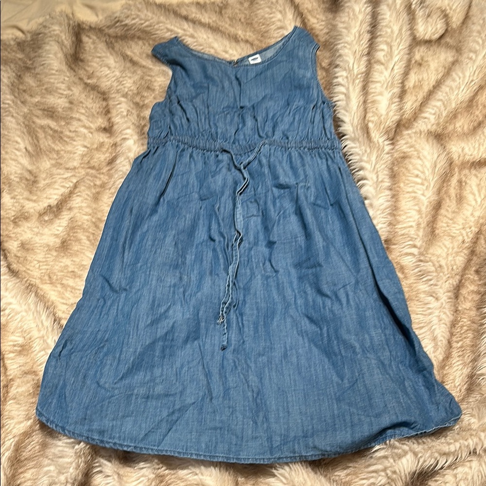 Old Navy Blue denim Sleeveless Sundress